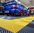Garage Floor Tiles Easy to Install Car Shop Floor Auto Detailing Accessories