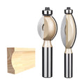 HUHAO Classical Router Bits Engraving Trimming and 1/4*1/4 Milling Cutter Raised for MDF Solid Wood 6601
