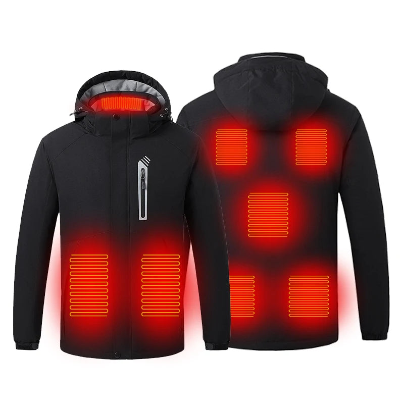 Customize 5v Winter Outdoor Sport Warm Coat 5v Usb Heated Jacket for Men