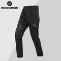 ROCKBROS Cycling   MTB Winter Men's Pants Sport Riding Mountain MTB Long Bike Pants Warm Men Clothings Bicycle Pants