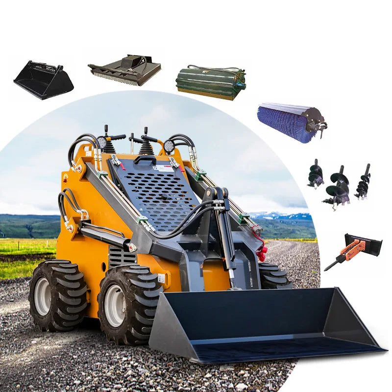 SAAO 330 380 Skid Steer Loader Mini Skid Steer CE/EPA China Wholesale Skid Steer for Sale