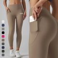 Buttery Soft Yoga Legging With Side Pocket OEM Plain Gym Fitness Slimming Athletic Leggings for Women