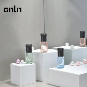 Sale Empty Colorful Perfume Glass Roller Bottle 3ml Roll on Bottle With Aluminum Cap and Steel Roller