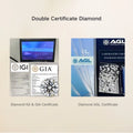 Lab Created VVS VS1 0.5CT 0.8CT 1CT 1.5CT 2CT 3CT 4CT 5CT 6CT HPHT CVD Synthetic IGI GIA Certified Lab Grown Diamond