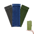 GSD Outdoor Ultralight Inflatable Sleeping Pad Mat With Pillow Camping Compact Air Sleeping Mattress With Built-in Foot Pump Pad