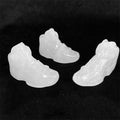 Wholesale Natural Crystal Quartz Healing Gemstone Carved Shoe Clear Quartz Shoes Carving