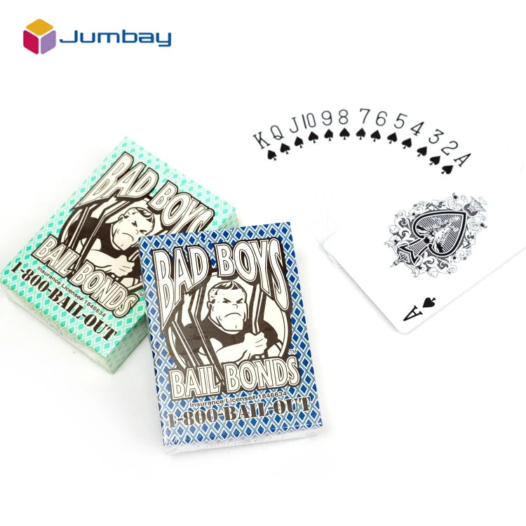 Manufacturer Customised Playing Cards Gambling Playing Cards Custom 54pcs Playing Poker Cards