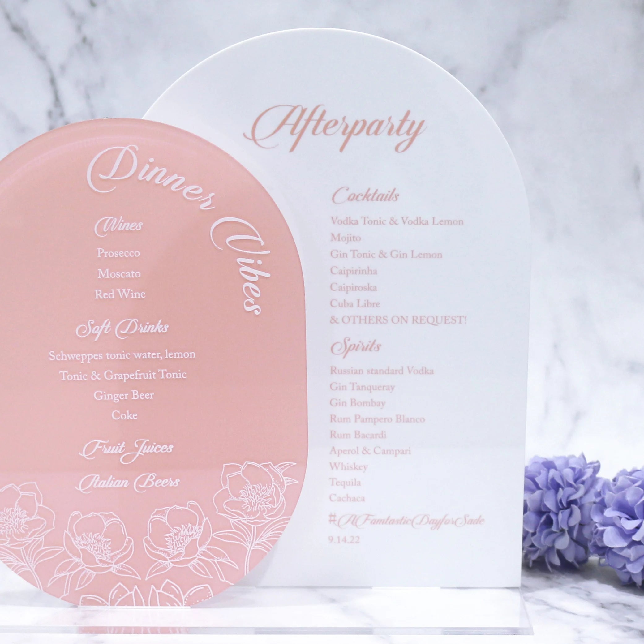 Wholesale Personalized Creative Shape Acrylic Table Number Cards With Logo Custom Printed Acrylic Wedding Table Numbers Card