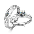 Wholesale Women's Fashion Copper Alloy Wedding Rings Sets for Couple Finger Ring Set