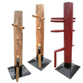 Popular Free Standing Wooden Dummy Wing Chun Kung Fu Wu Huyue Brand 3-Piece Customizable Factory Direct Martial Arts Equipment MegaBDM