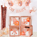 Baby Shower Box Wedding Decor Baby Shower Boy Girl Event Party Supplies Christening First Birthday Party Decor Babyshower