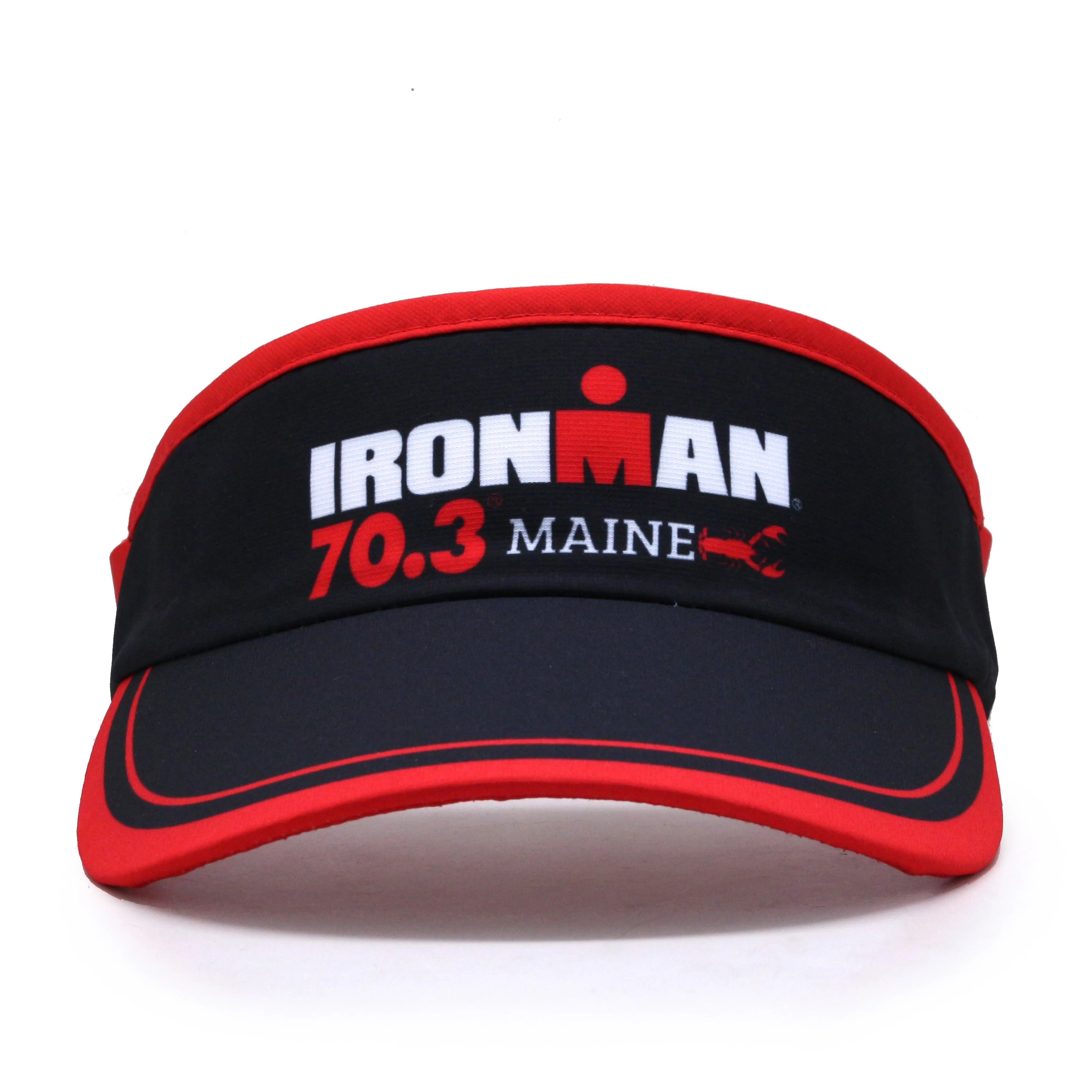 Custom Embroidery Printed Logo Sports Visor Cap-Adjustable Quick-Dry 100% Polyester Unisex Outdoor Beach Hat