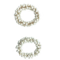 2021 Wholesale Elastic Imitation Pearl Luxury Scrunchy Hair Band Sweet & Luxury Style Women's Hair Tie Hair Decoration for Girls