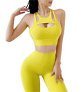 Custom logo Fitness Tank Top Shockproof Yoga Sports Bra Customized Cheerleading Crop Tops