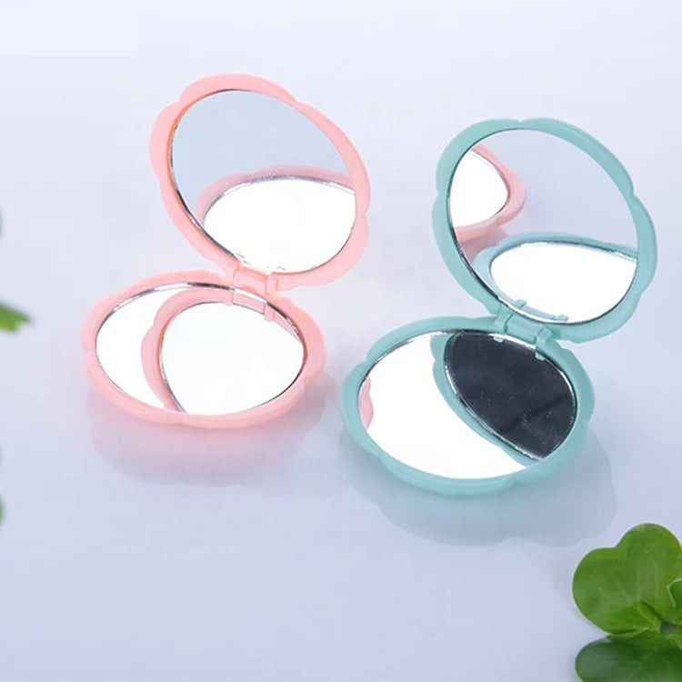 Customized Mini Portable Double Sided Decorative Mirror Pocket Makeup Mirror