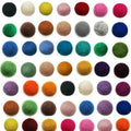 Wholesale Christmas Felt Balls 2cm DIY Felted Pom Pom Garland Felt Wool Balls