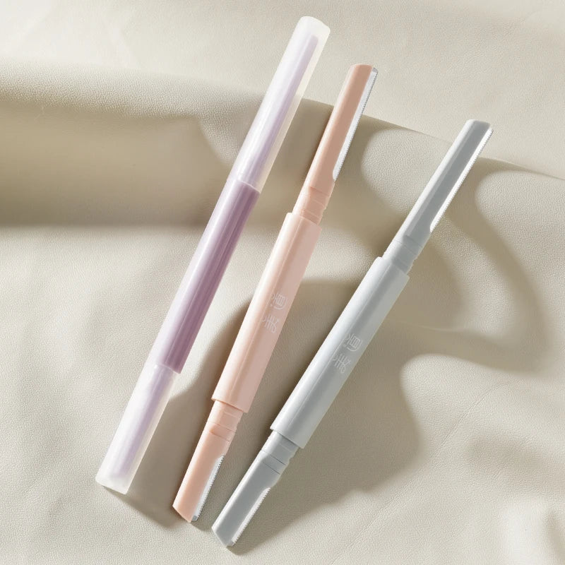 New Trend 2-in-1 Sharp but Smooth Eyebrow Trimmer Razor With Double Ended Head Blade for Eyebrow Maintenance