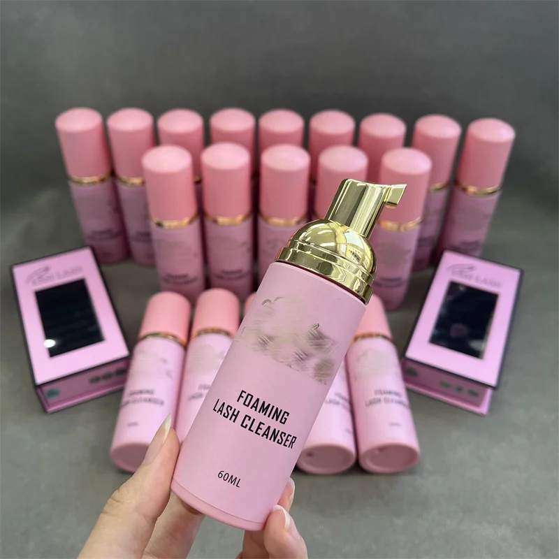 ESSI LASH Wholesale Foaming Lash Cleanser for Eyelash Extension Lash Shampoo Bottle With Private Label