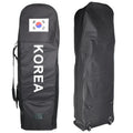 Korean Flag Pattern Golf Travel Bags with Wheels Golf Club Travel Covers for Airlines