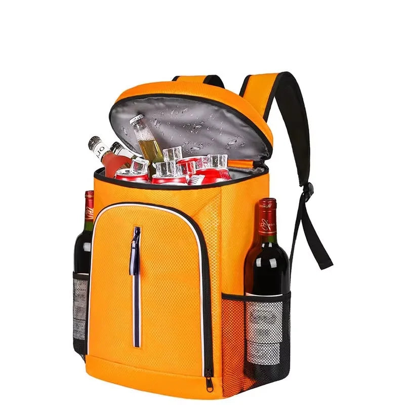Manufacturer's Luxury 30L Soft Oxford Waterproof Reusable Yellow Cooler Bag Customized Design 100% Leak-Proof Response Rate