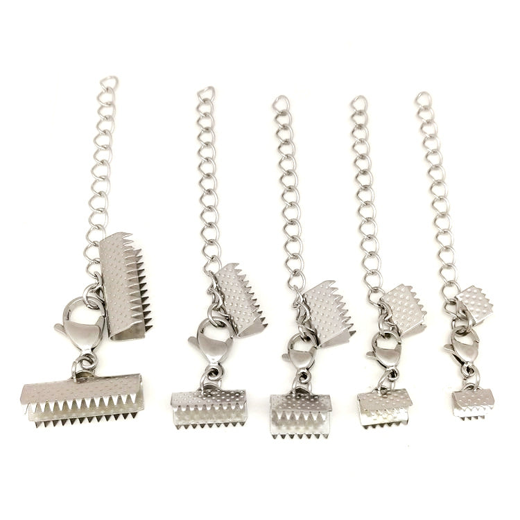 Different Size End Clasp for Jewelry Stainless Steel Jewelry Clasp for DIY Bracelet Necklace