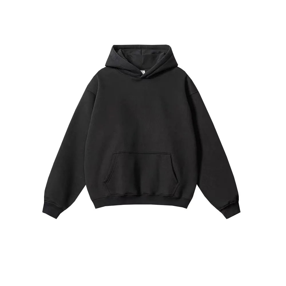 Men Hoodies Unisex Custom logo Terry French 450gsm Winter Blank Sweatshirts Sweats Pullover for Men