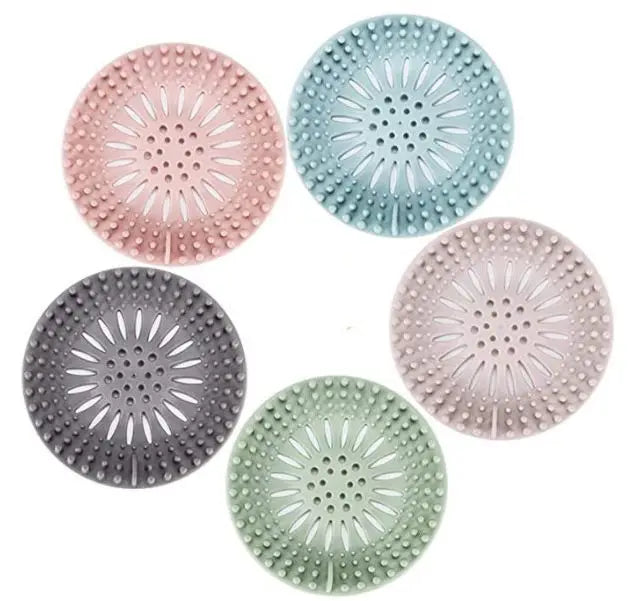 Silicone Sink Cover Strainer Hair Catcher Durable Silicone Hair Stopper Shower Stopper Bathroom Filter