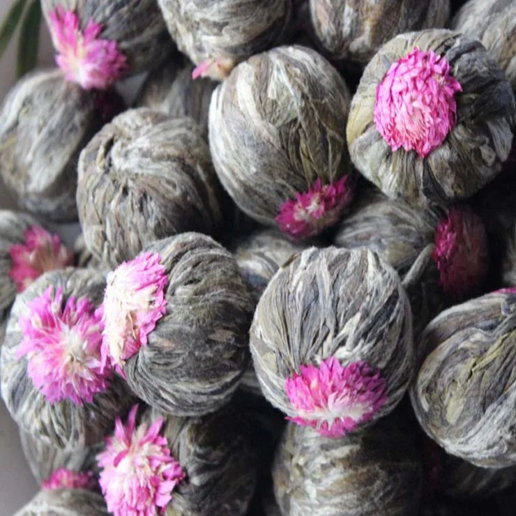 Chinese Style Souvenir Exquisite Gift Box Combination Scented Herbal Detox Health Tea Dried Blossom Flowers Blooming Tea Balls MegaBDM