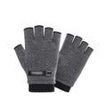 Fashionable Men Gloves Winter Warm Half Finger Thermal Gloves
