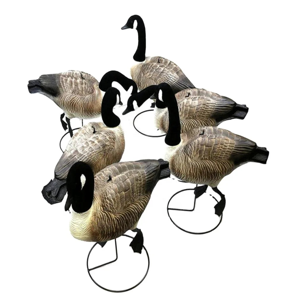Xilei Wholesale Artificial Goose Decoys Full Bodies Flocked Graylag Canadian Goose Outdoor Hunting Eco-Friendly Water Resistant