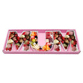 Fillable Love Floral Chocolate Strawberry Packaging Letter Shaped MUM Gift Box for Treat Mother's Day
