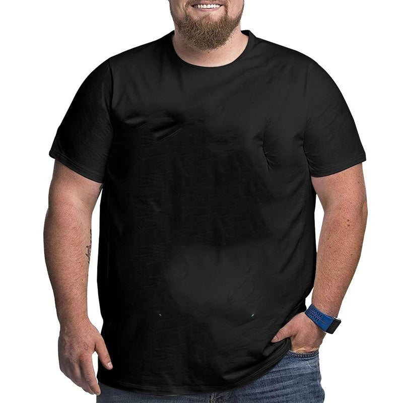 TS51002 Custom 100% Cotton Jersey Oversized T-Shirts Plus Size Men's Loose Fit Breathable Eco-Friendly Short Sleeve Blank 220g