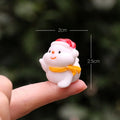 Christmas Resin Mini Snowman Micro Landscape Ecological Bottle Christmas Tree Succulent Decorative Ornament Diy