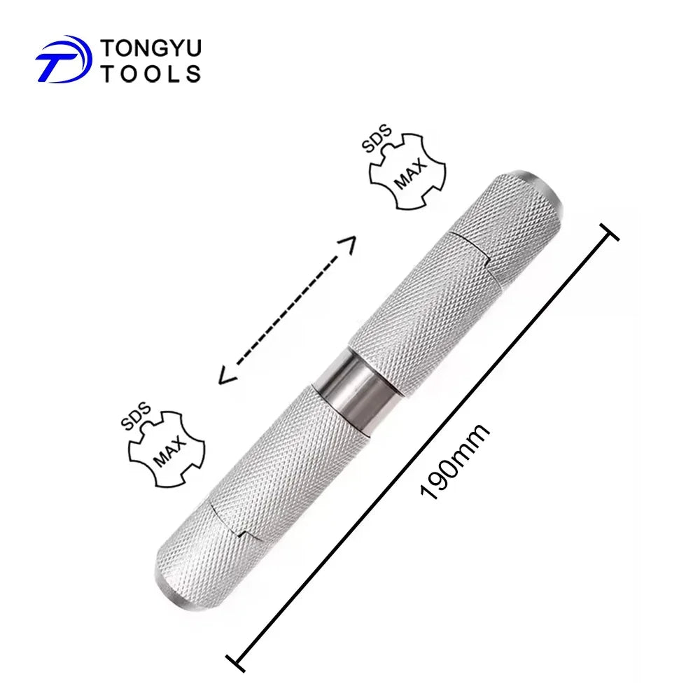 SDS MAX Extension Connection Adapter Heavy Duty Max-Lock Bridge Coupler for Rotary Hammer Core Drill Bit & Long Reach Drilling