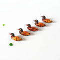 BAMBUS Black Spoon Chopstick Rest Ceramic Moon Shaped Dish Mother Pearl Kitchen Tableware Disposable Pheasant Drain Holder Gift