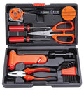 HALLO WOKOR Household DIY Home Repair Tool Kit Multi-Purpose Combi Hand Tools with Hard Case Complete Tool Set for Home Use