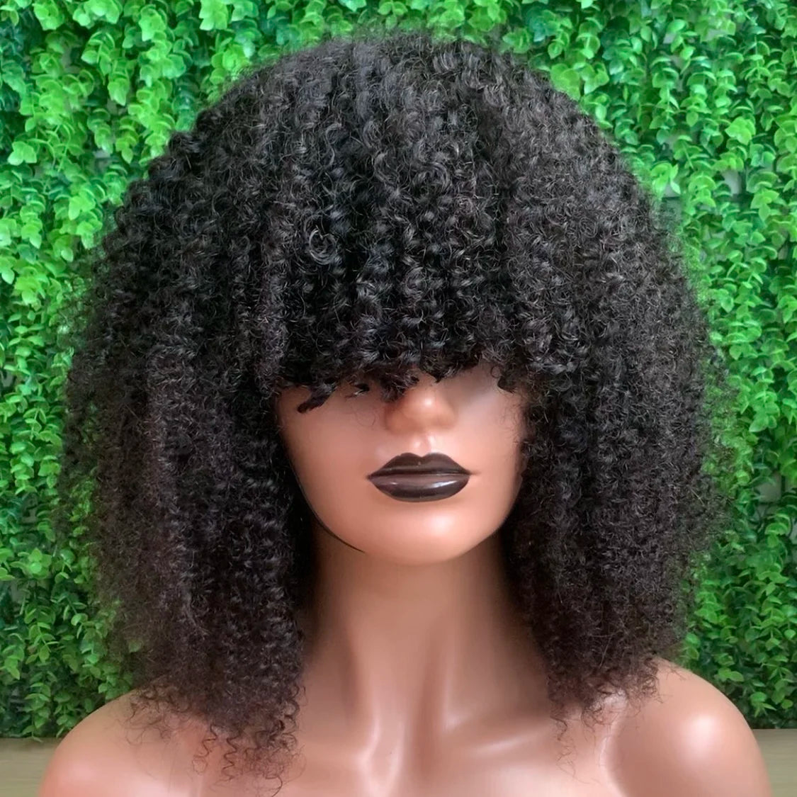 Verified Suppliers for Human Hair WigsLadies Hair Wig Kinky Curly Bob WigSuper Double Drawn Bang Wigs Human Hair
