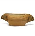 Tactical Running Pouch Waist Belt & Shoulder Fanny Pack for Outdoor/Travel Lightweight Waterproof MOLLE-Compatible EDC Bag