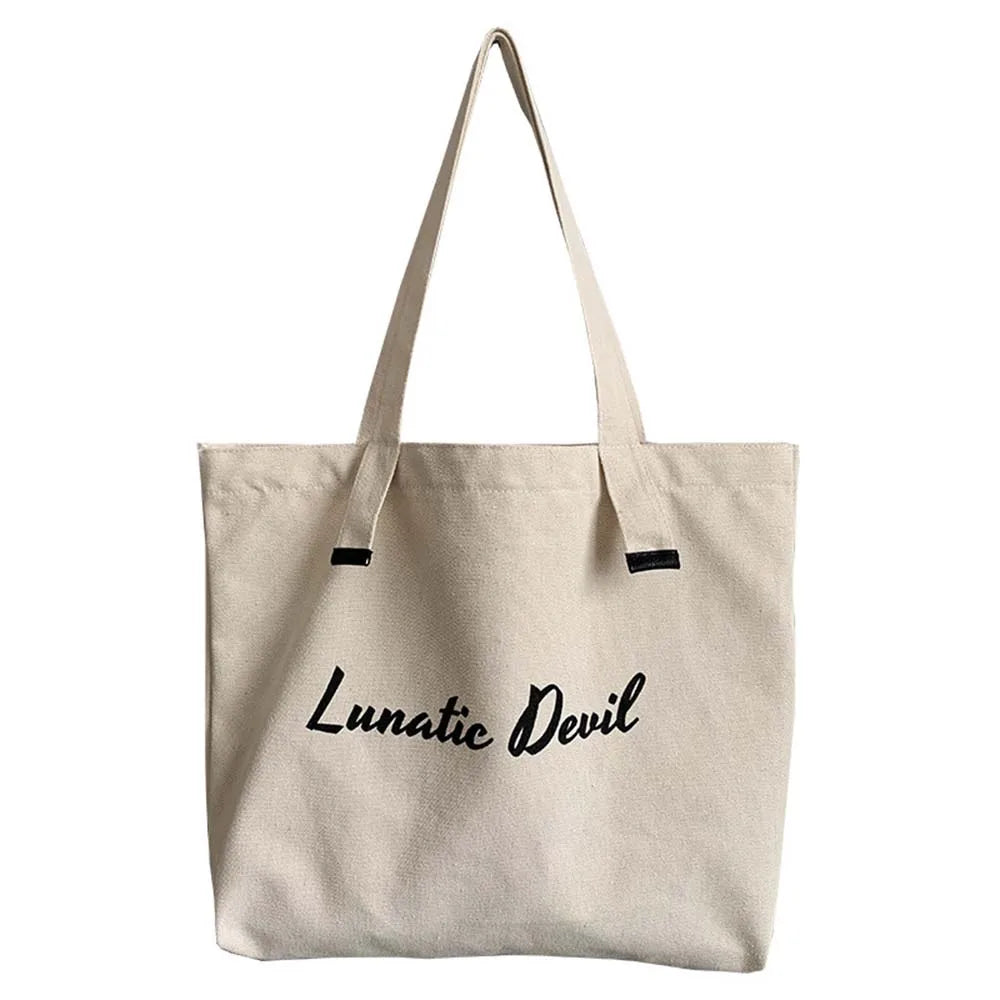 Wholesale for Cartoon Pattern 16oz Polyester Cotton Canvas Linen Grocery Fold Tote Bag