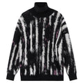 Gradient Mohair Cardigan Coat Custom Knitting Pattern Mohair Blend Sweater Coat Unisex Mens Knitwear Tie Dye Multicolored Jacket