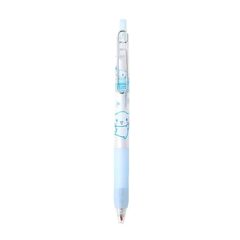 Kawaii 12pcs/set 0.5mm Black Ink Gel Pen CinnamonCartoon Anime Wholesale Ballpoint Gel Pen