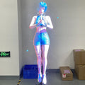 High Technical Definition Easy Management Supper Effective 3D Hologram Fan Advertising Player