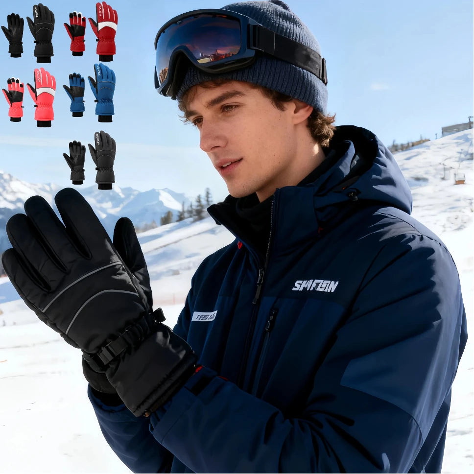 Hot Selling Touchscreen Windproof Snowing Men Sports Thermal Winter Warm Gloves