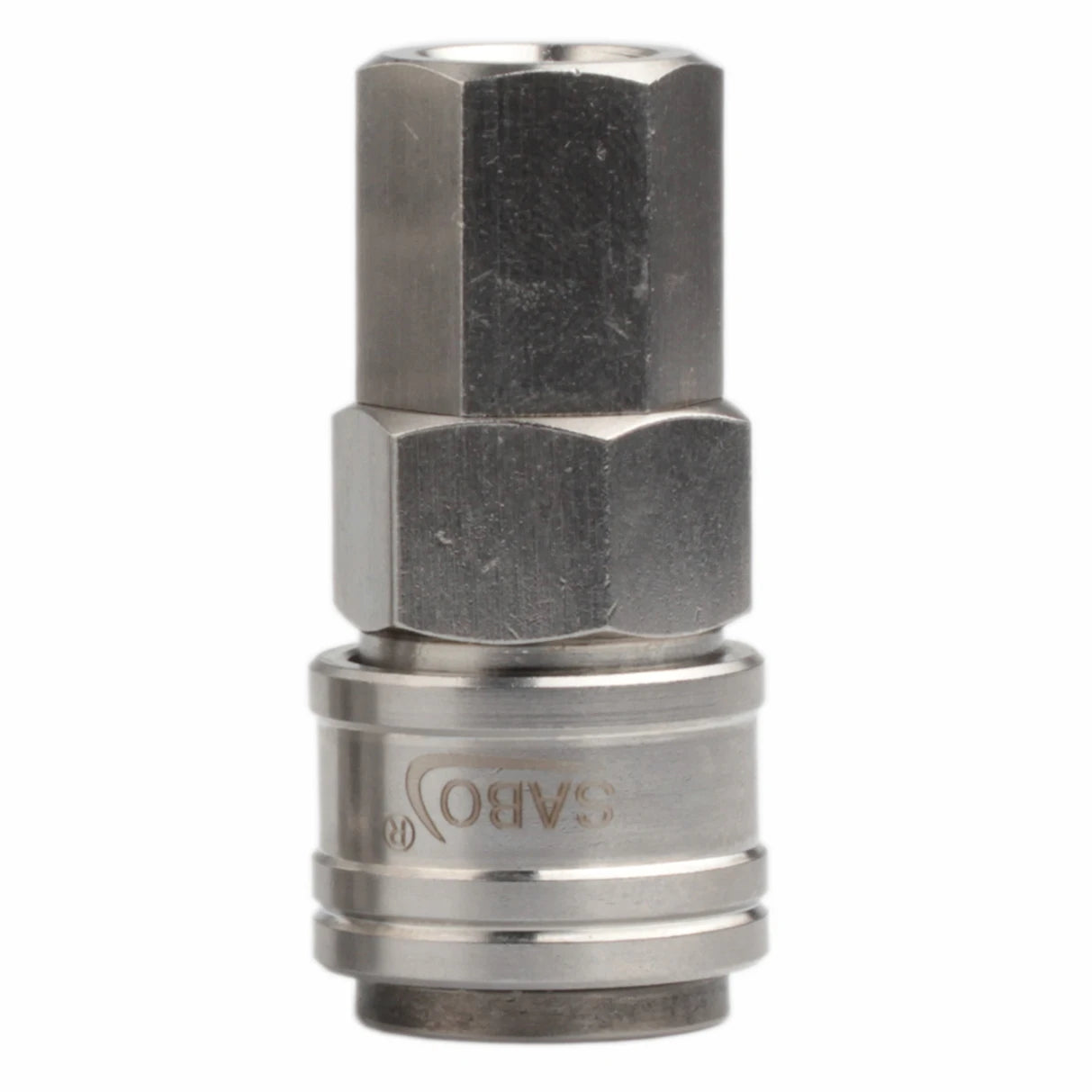 3/8 Nitto Series One Touch Stainless Steel SS304 Forged Quick Coupler Pneumatic Socket Female Thread Coupling 0~20 bar -20