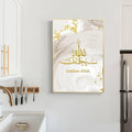 60*80CM Golden Marble Pattern Decorative Core Modern Wall Painting Home Living Room Hanging Painting Frameless XJ0217-C