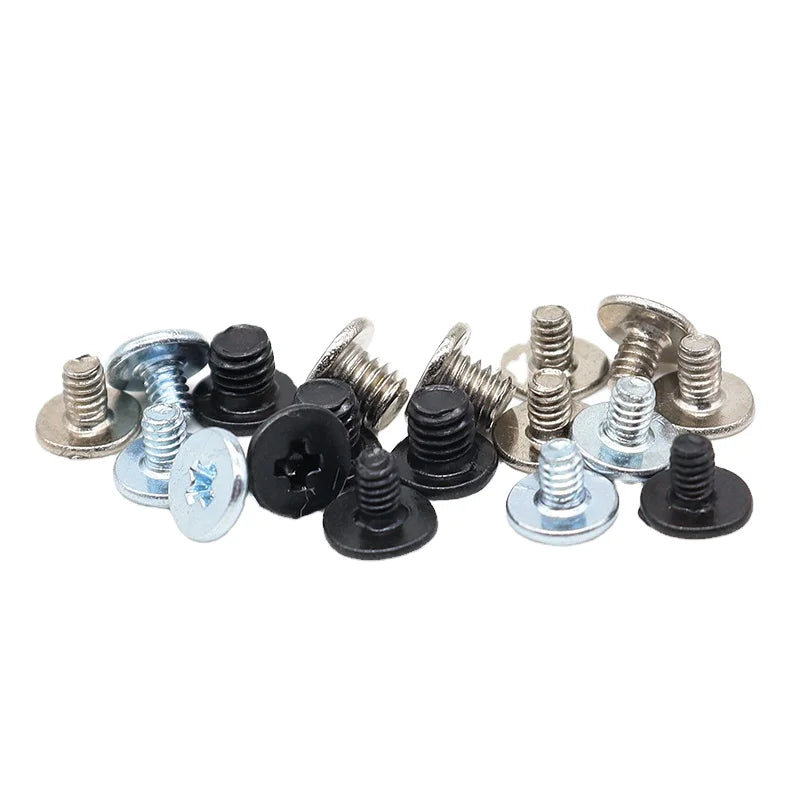 M.2 Mounting Screws M2*3mm Nickel Plated Black Oxide 304 Stainless Steel Large Round Head Small Screws MegaBDM