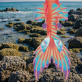 Mahina Mermaid Tail Swim Skin Adults Plus Size Waterproof Quick Dry Breathable Reversible Fun Print 2-Piece Bikini