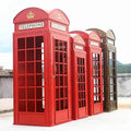 Studio Props Movie Props Telephone Booth London bar Decoration Pink Telephone Booth