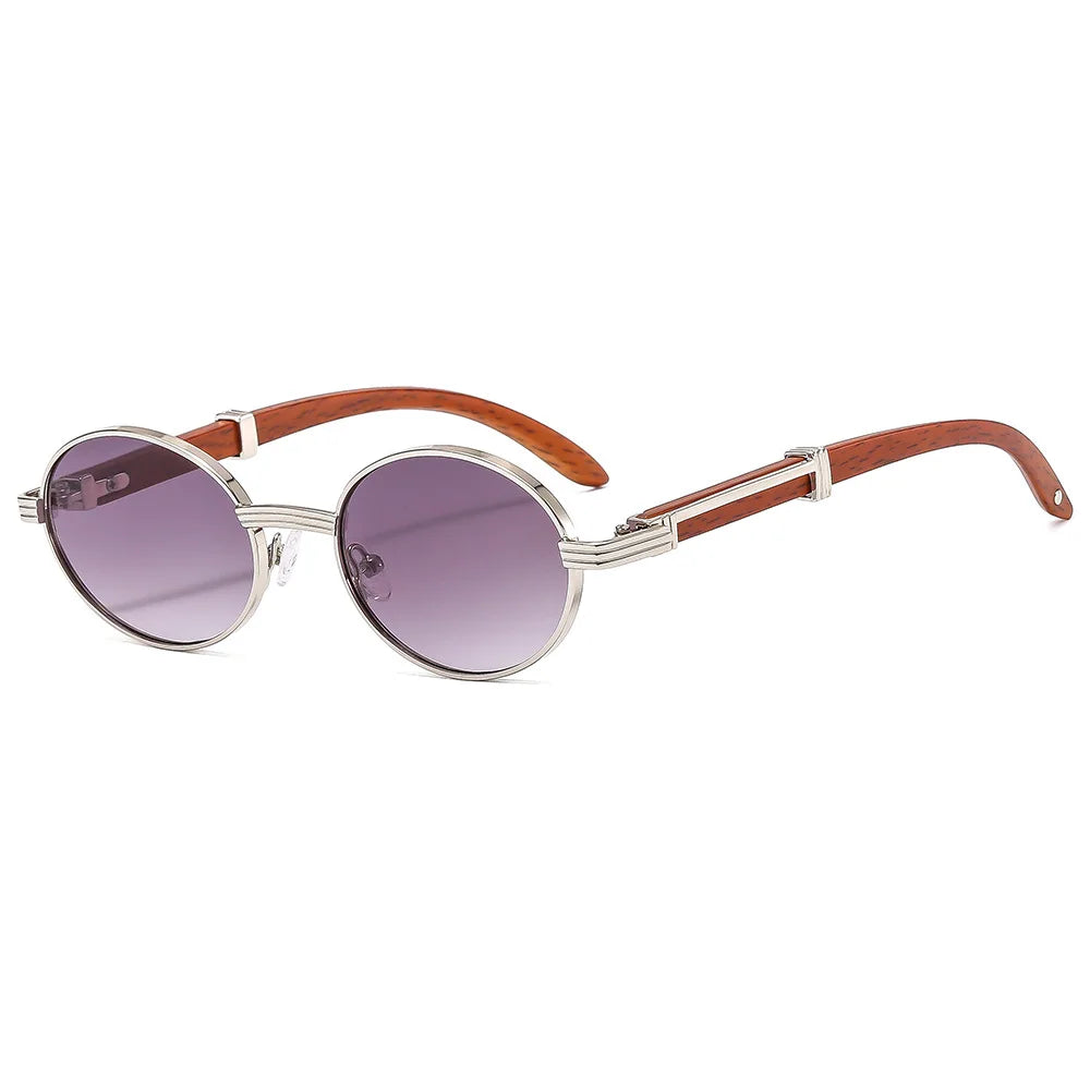 Hot Trend Fashion Luxury Designer Sunglasses Sun Glasses for Men Vintage Small Round Eyeglasses Frames Uv400 Custom Own logo