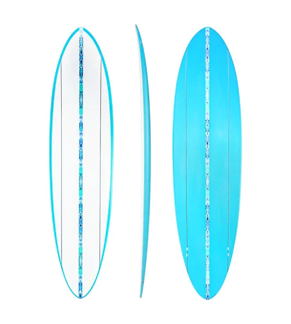 Classic Middle Length Long Board Fiberglass EPS Foam Surfboard for Sale